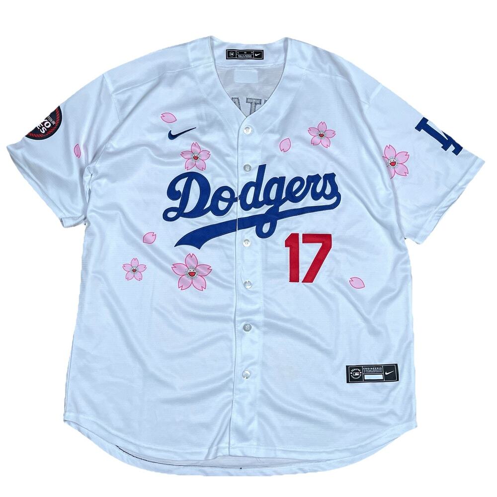 Shohei Ohtani x‎ Takashi Murakami MLB World Tour Tokyo Series Home Jersey XL